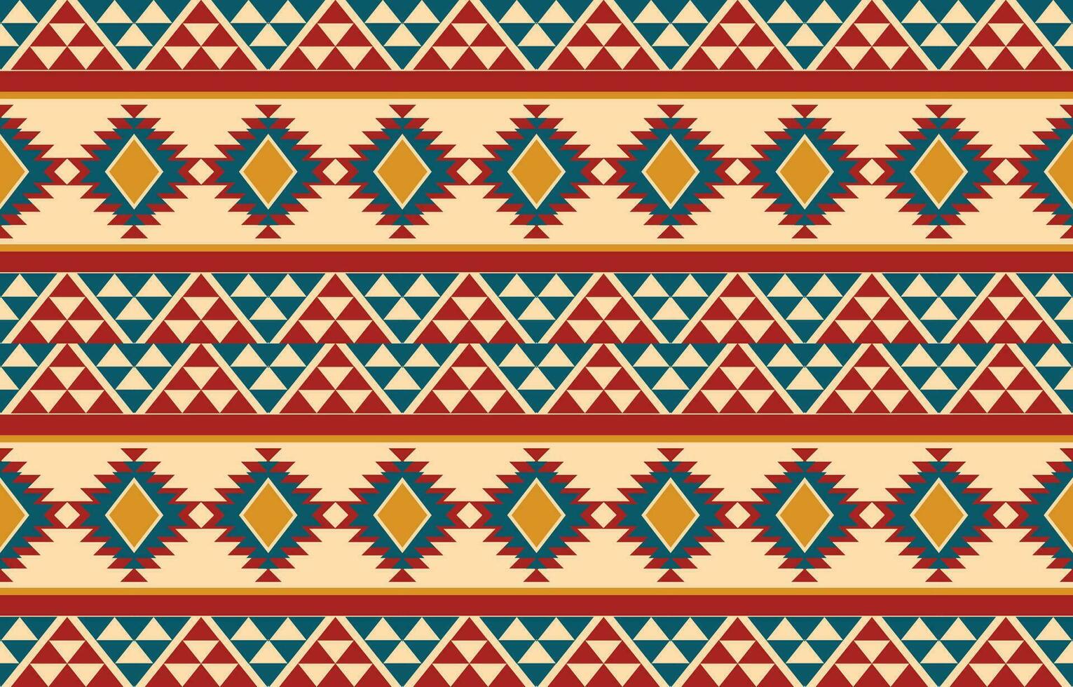 Ethnic abstract ikat art. Aztec ornament print. geometric ethnic pattern seamless  color oriental.  Design for background ,curtain, carpet, wallpaper, clothing, wrapping, Batik, vector illustration.