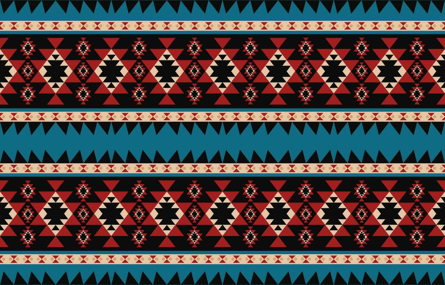 Ethnic abstract ikat art. Aztec ornament print. geometric ethnic pattern seamless  color oriental.  Design for background ,curtain, carpet, wallpaper, clothing, wrapping, Batik, vector illustration.