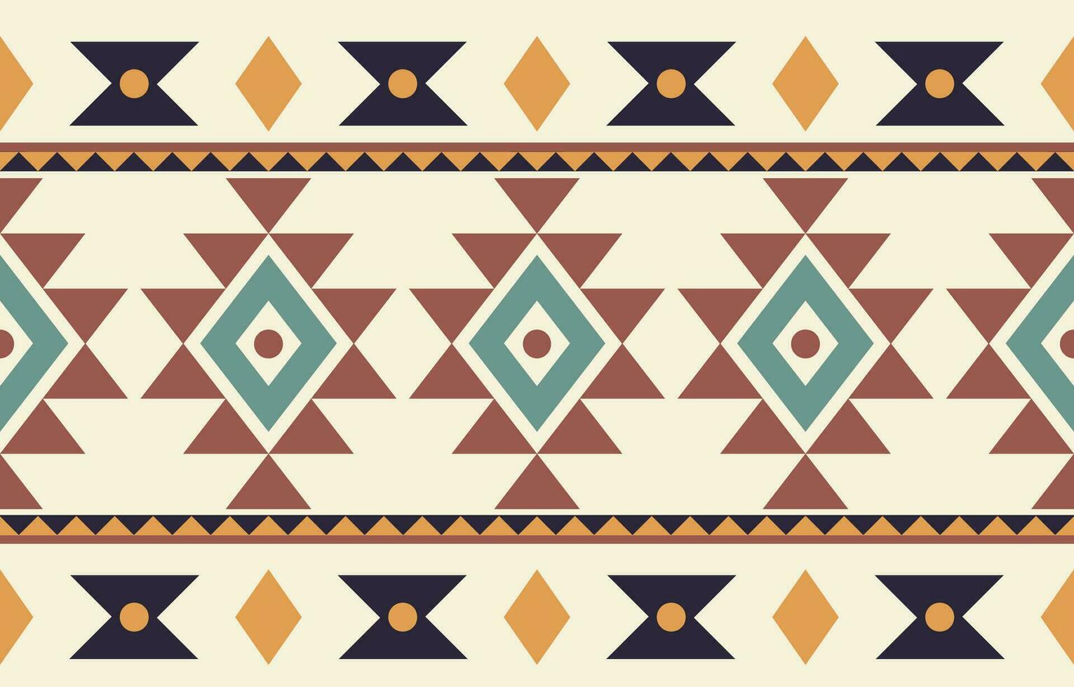 Ethnic abstract ikat art. Aztec ornament print. geometric ethnic pattern seamless  color oriental.  Design for background ,curtain, carpet, wallpaper, clothing, wrapping, Batik, vector illustration.