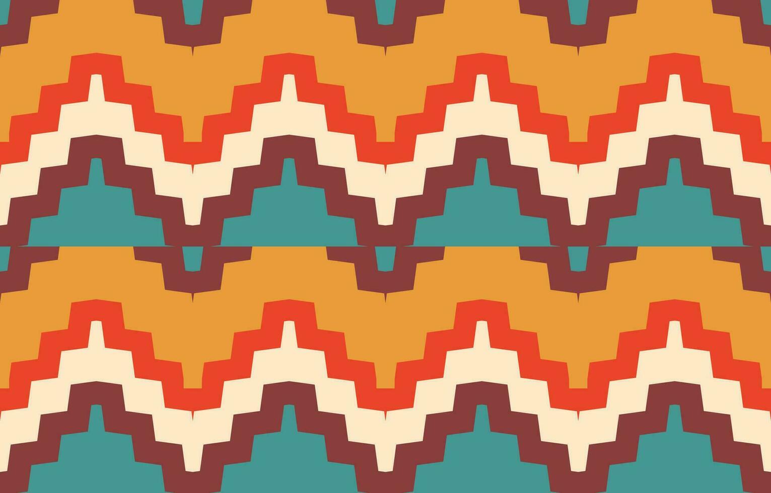 Ethnic abstract ikat art. Aztec ornament print. geometric ethnic pattern seamless  color oriental.  Design for background ,curtain, carpet, wallpaper, clothing, wrapping, Batik, vector illustration.