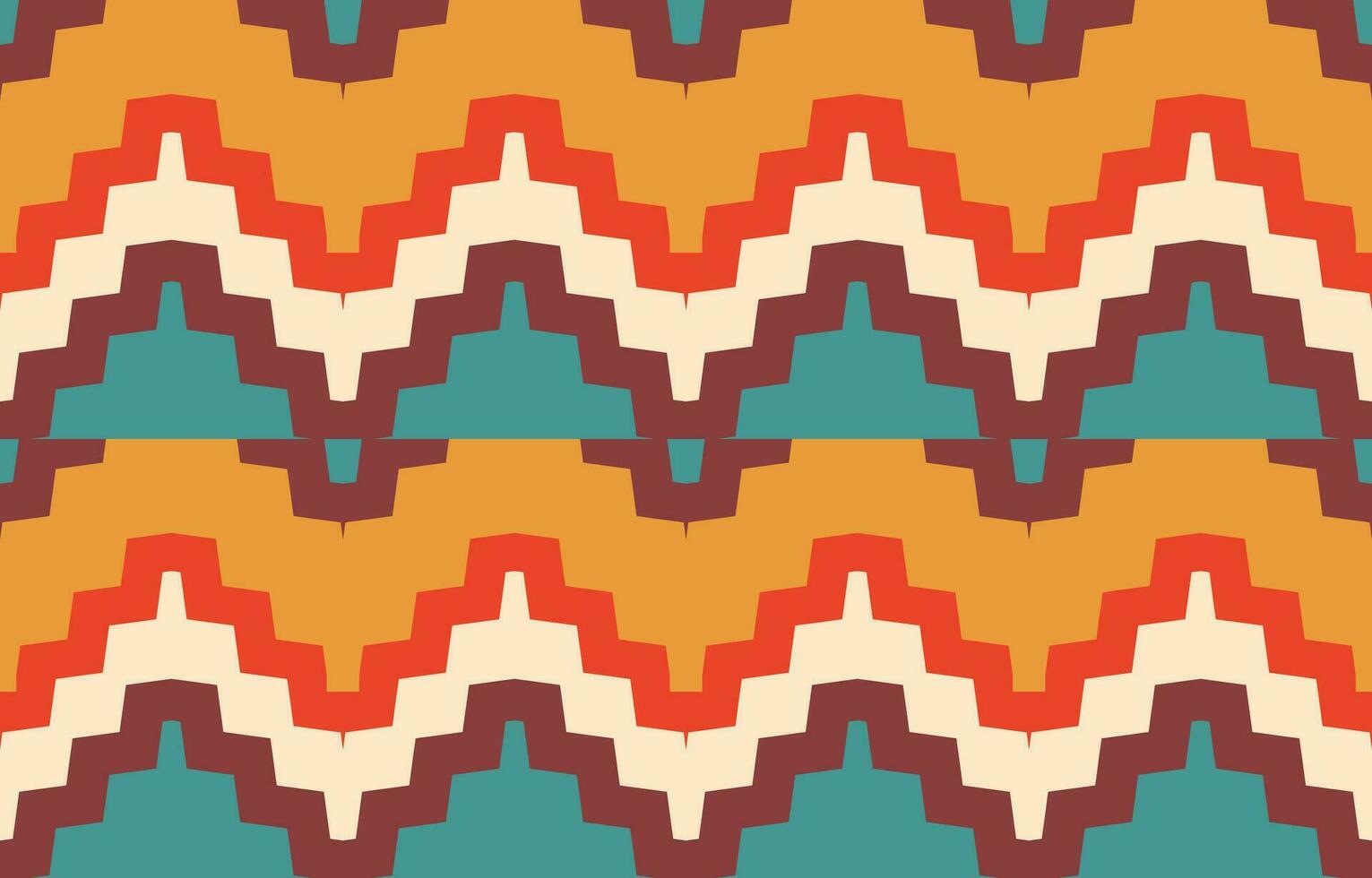 Ethnic abstract ikat art. Aztec ornament print. geometric ethnic pattern seamless  color oriental.  Design for background ,curtain, carpet, wallpaper, clothing, wrapping, Batik, vector illustration.