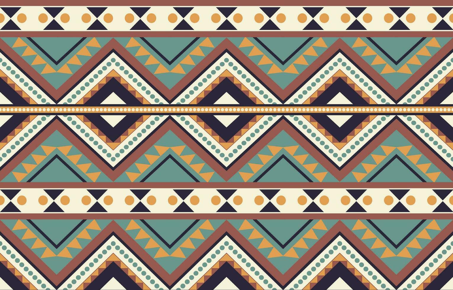 Ethnic abstract ikat art. Aztec ornament print. geometric ethnic pattern seamless  color oriental.  Design for background ,curtain, carpet, wallpaper, clothing, wrapping, Batik, vector illustration.