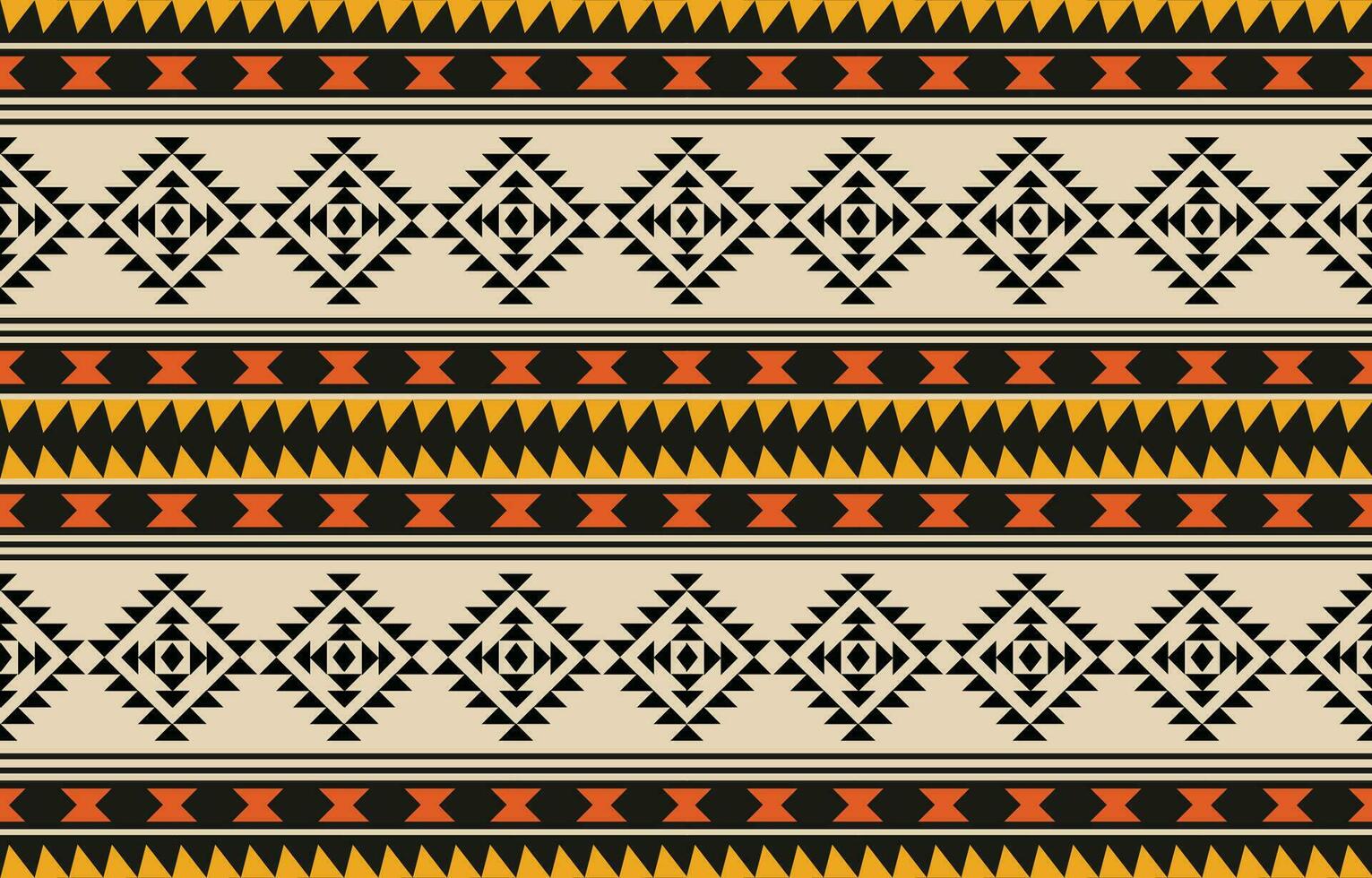 Ethnic abstract ikat art. Aztec ornament print. geometric ethnic pattern seamless  color oriental.  Design for background ,curtain, carpet, wallpaper, clothing, wrapping, Batik, vector illustration.