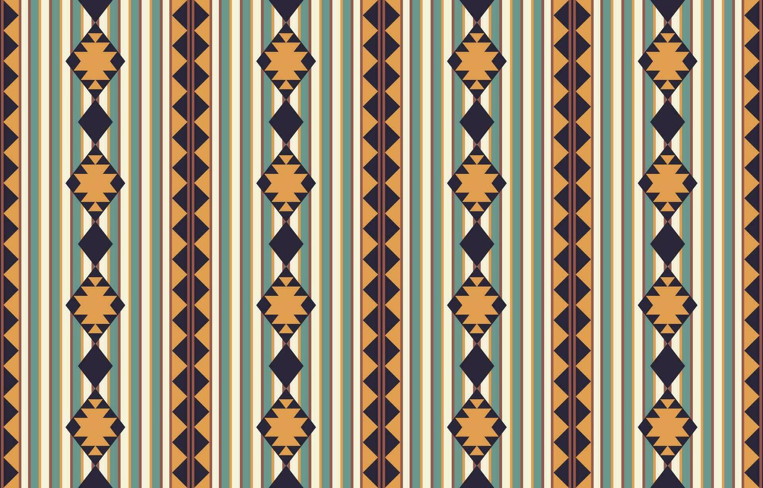 Ethnic abstract ikat art. Aztec ornament print. geometric ethnic pattern seamless  color oriental.  Design for background ,curtain, carpet, wallpaper, clothing, wrapping, Batik, vector illustration.