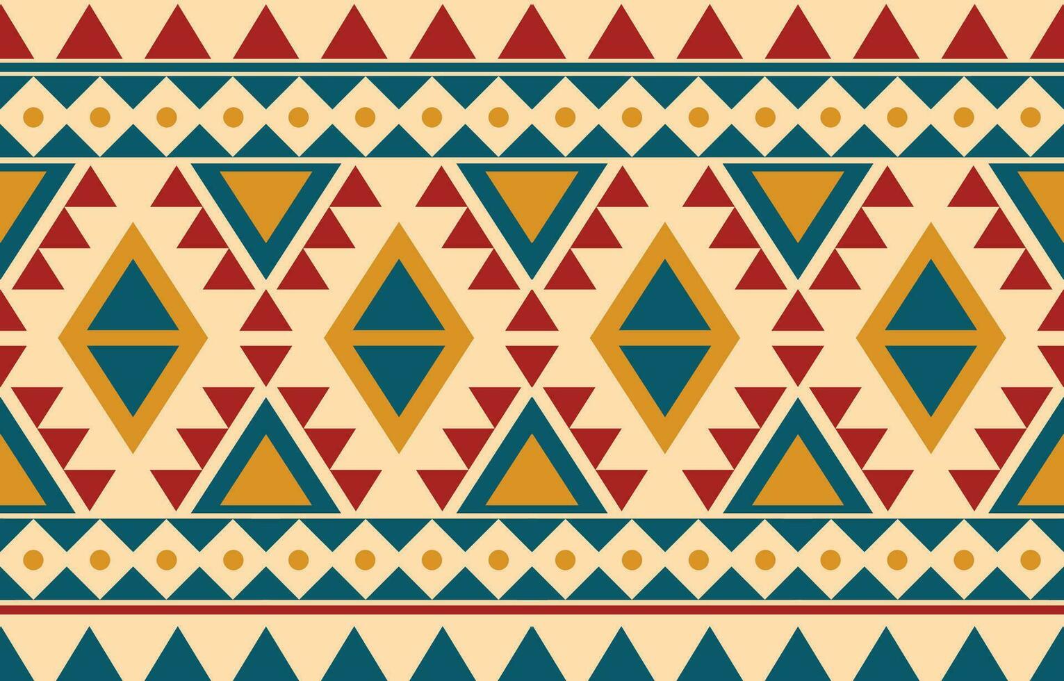 Ethnic abstract ikat art. Aztec ornament print. geometric ethnic pattern seamless  color oriental.  Design for background ,curtain, carpet, wallpaper, clothing, wrapping, Batik, vector illustration.