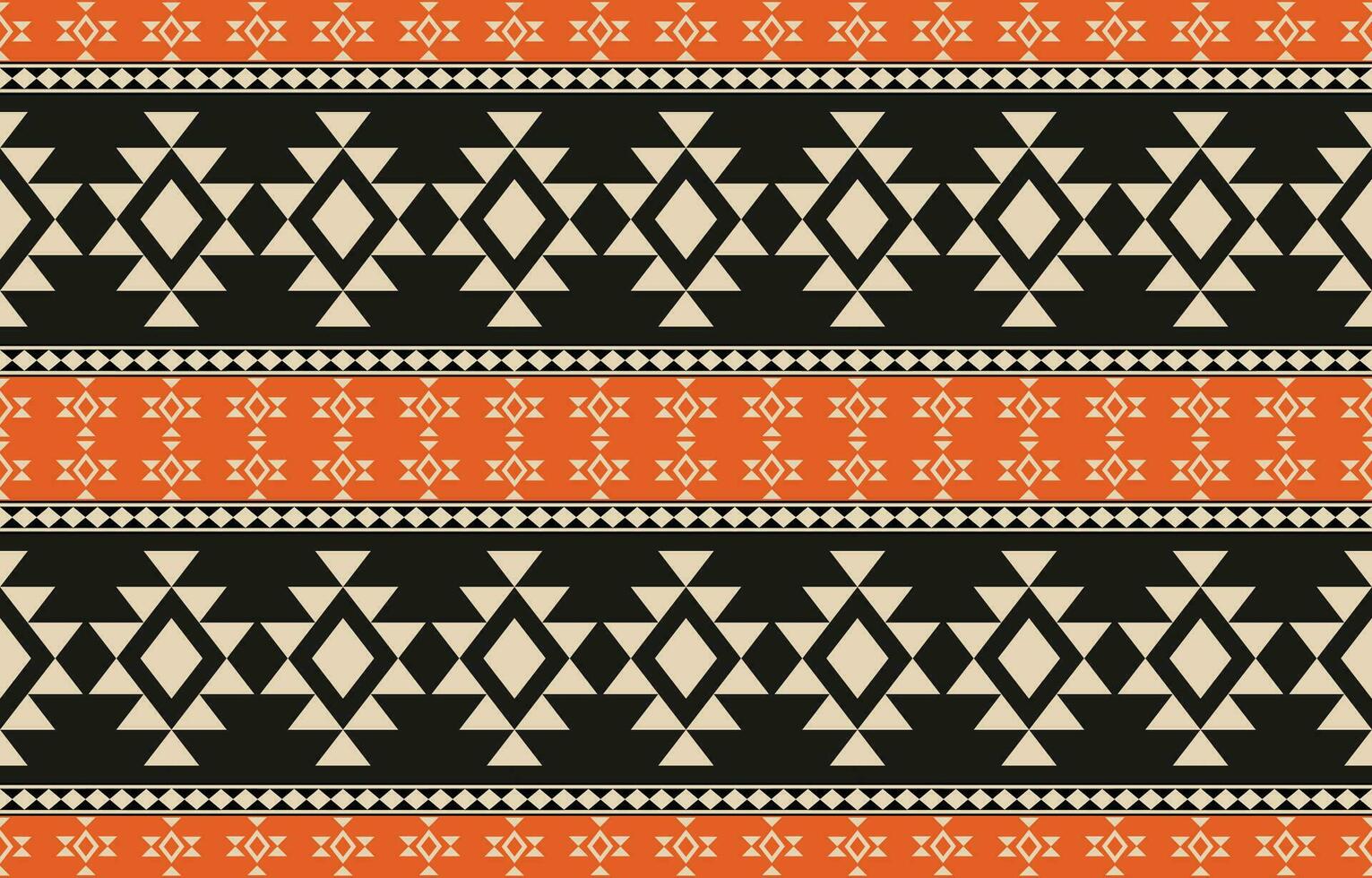 Ethnic abstract ikat art. Aztec ornament print. geometric ethnic pattern seamless  color oriental.  Design for background ,curtain, carpet, wallpaper, clothing, wrapping, Batik, vector illustration.
