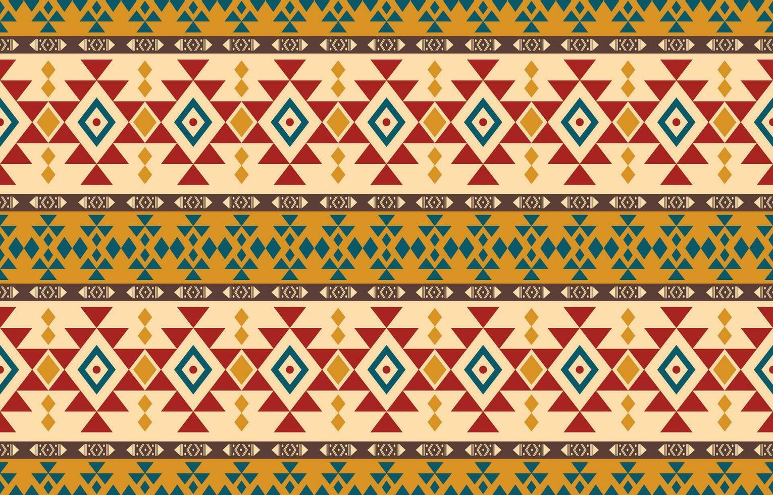 Ethnic abstract ikat art. Aztec ornament print. geometric ethnic pattern seamless  color oriental.  Design for background ,curtain, carpet, wallpaper, clothing, wrapping, Batik, vector illustration.