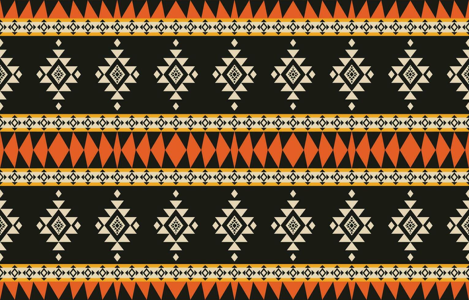 Ethnic abstract ikat art. Aztec ornament print. geometric ethnic pattern seamless  color oriental.  Design for background ,curtain, carpet, wallpaper, clothing, wrapping, Batik, vector illustration.