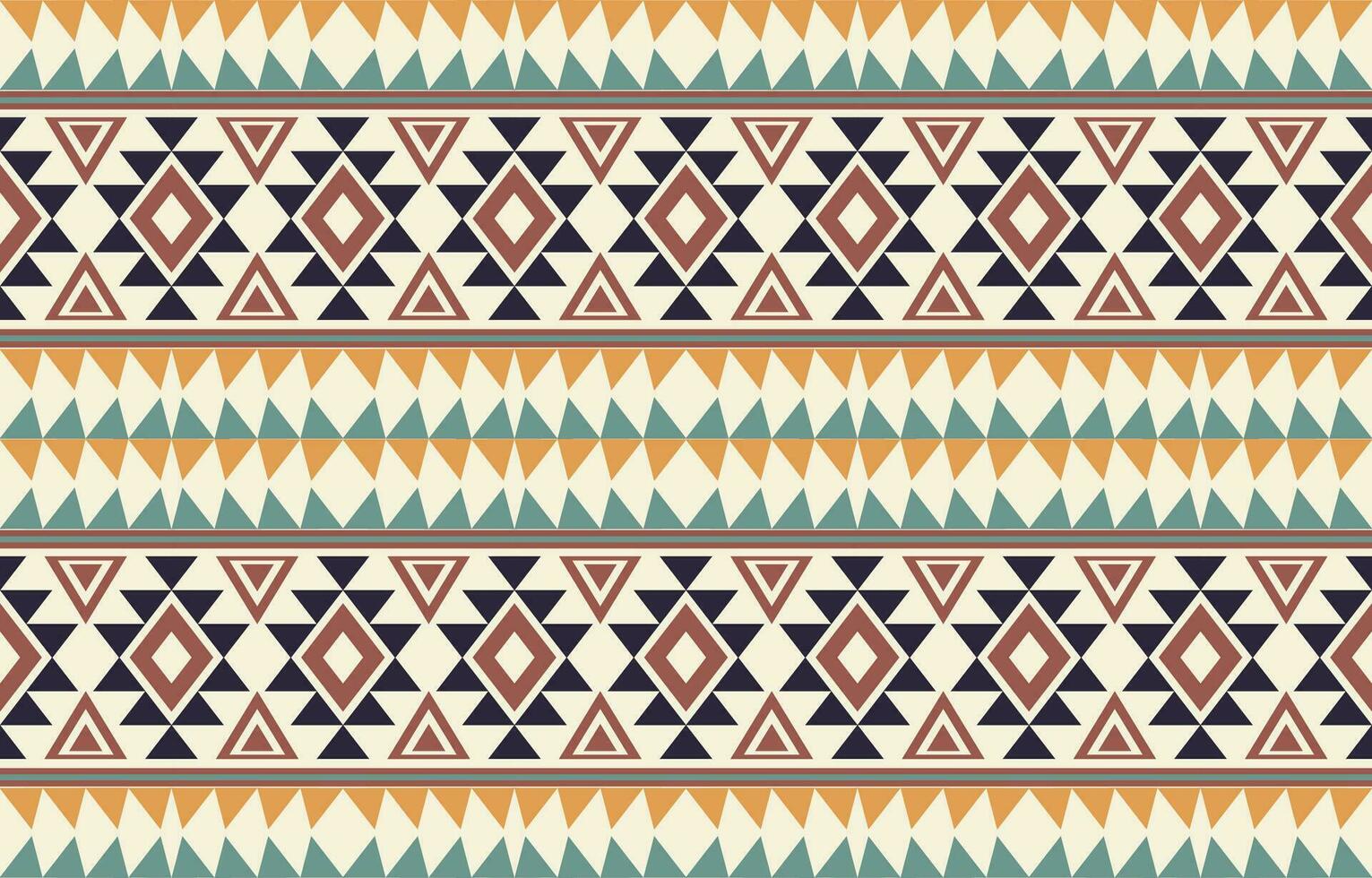 Ethnic abstract ikat art. Aztec ornament print. geometric ethnic pattern seamless  color oriental.  Design for background ,curtain, carpet, wallpaper, clothing, wrapping, Batik, vector illustration.