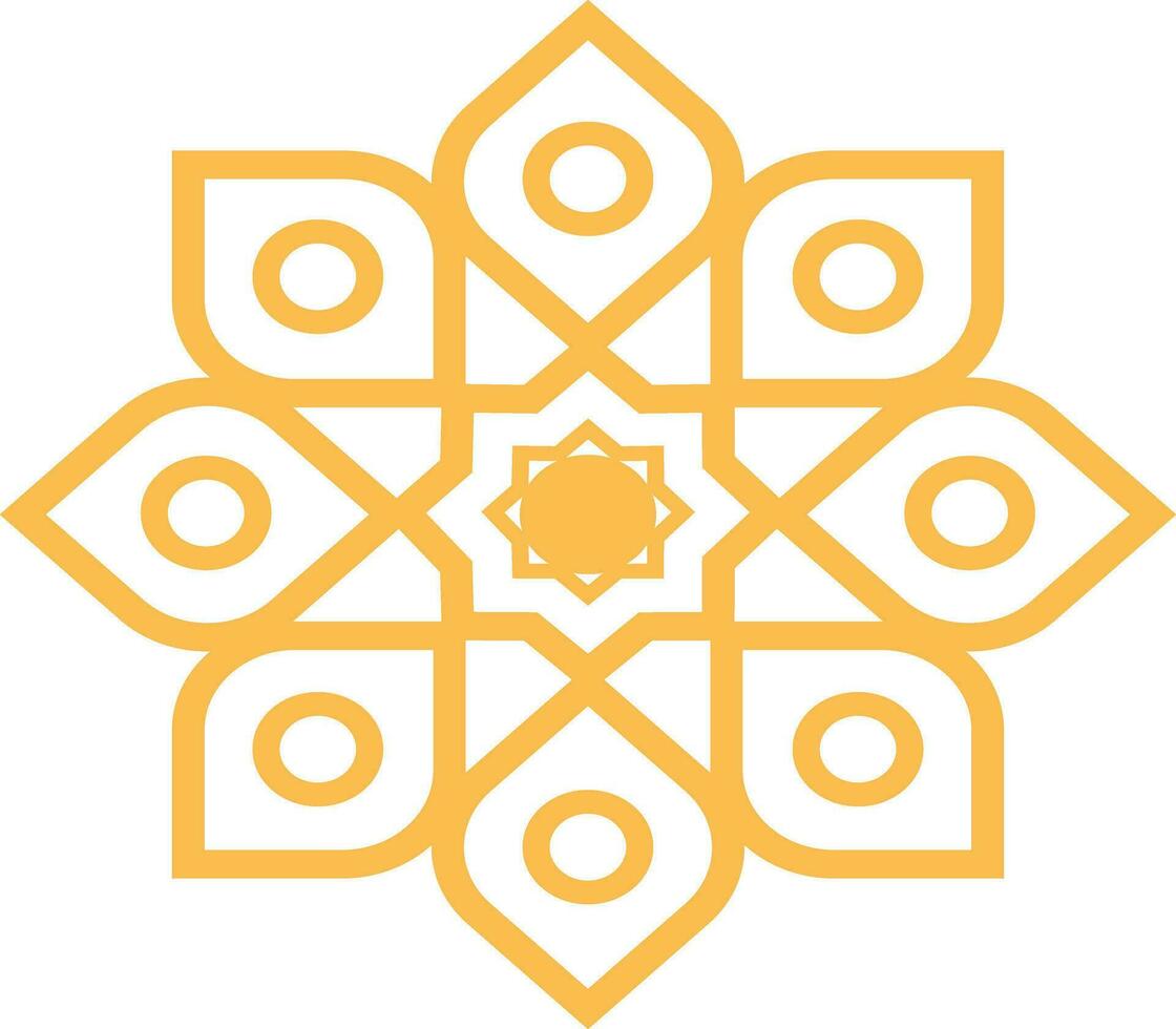 geométrico flor logo elemento vector