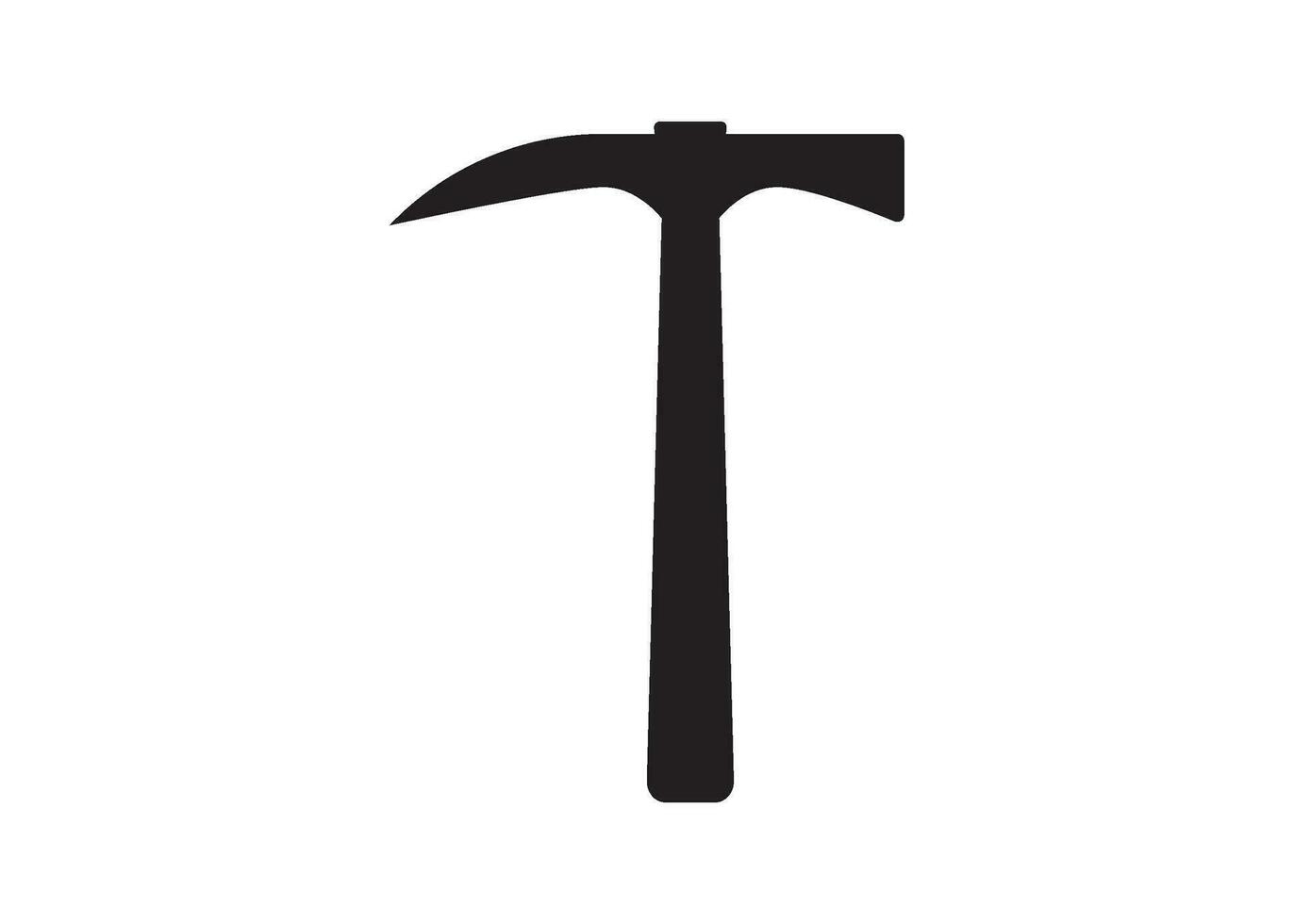 pickaxe icon design vector isolated