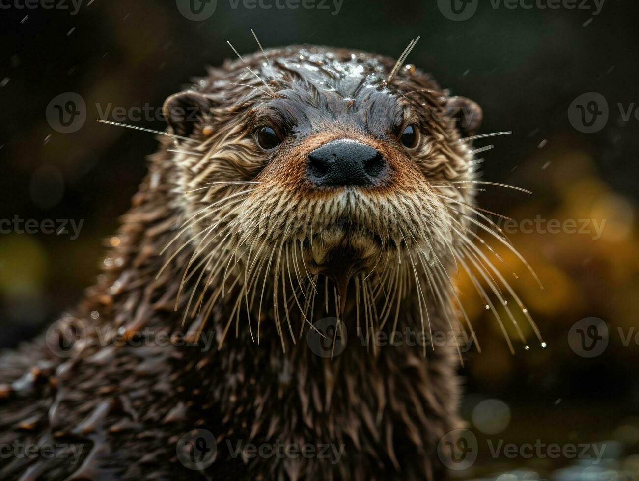 nutria retrato creado con generativo ai tecnología foto