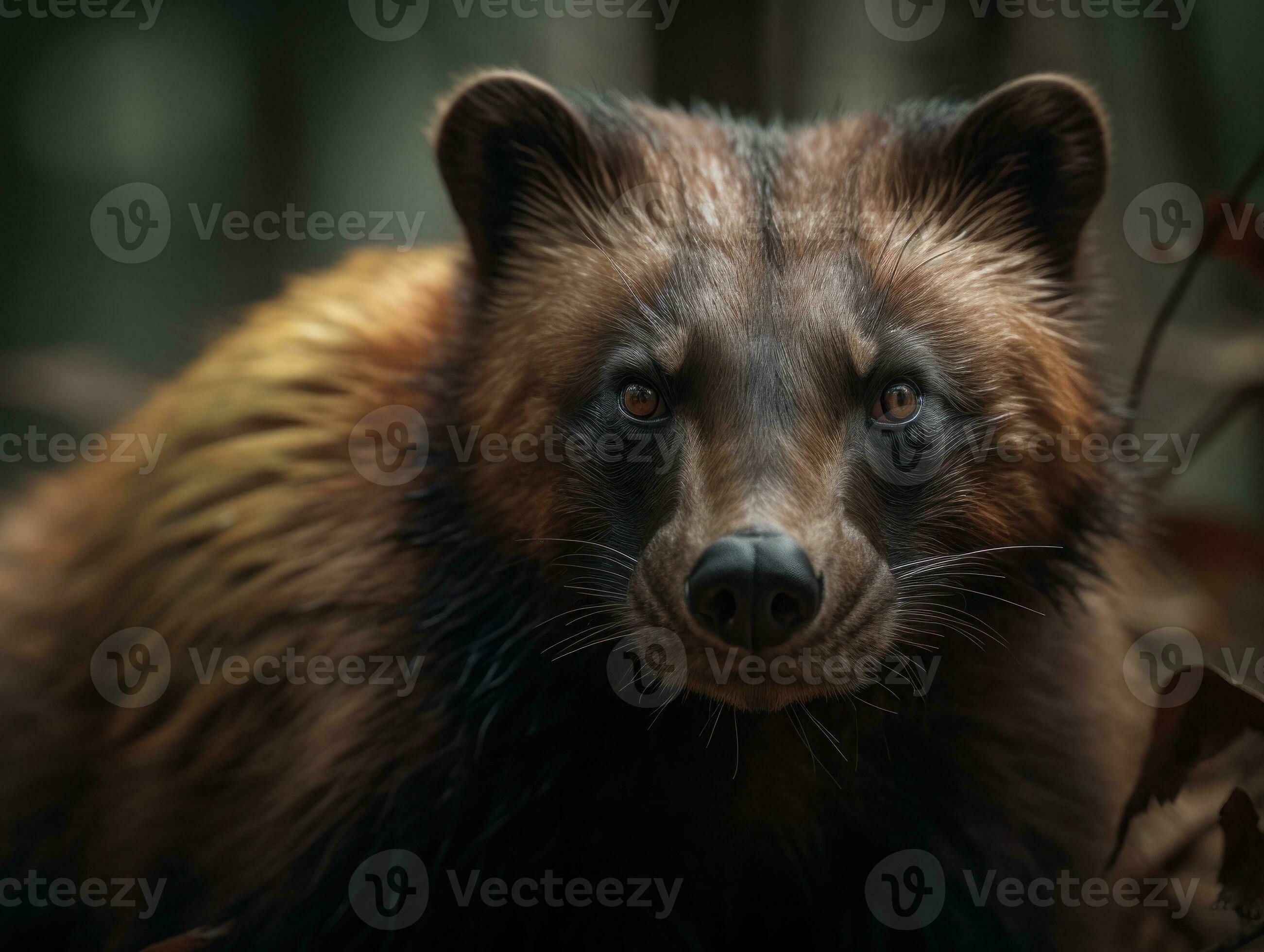 Wolverine portrait created with Generative AI technology 29696626 Stock