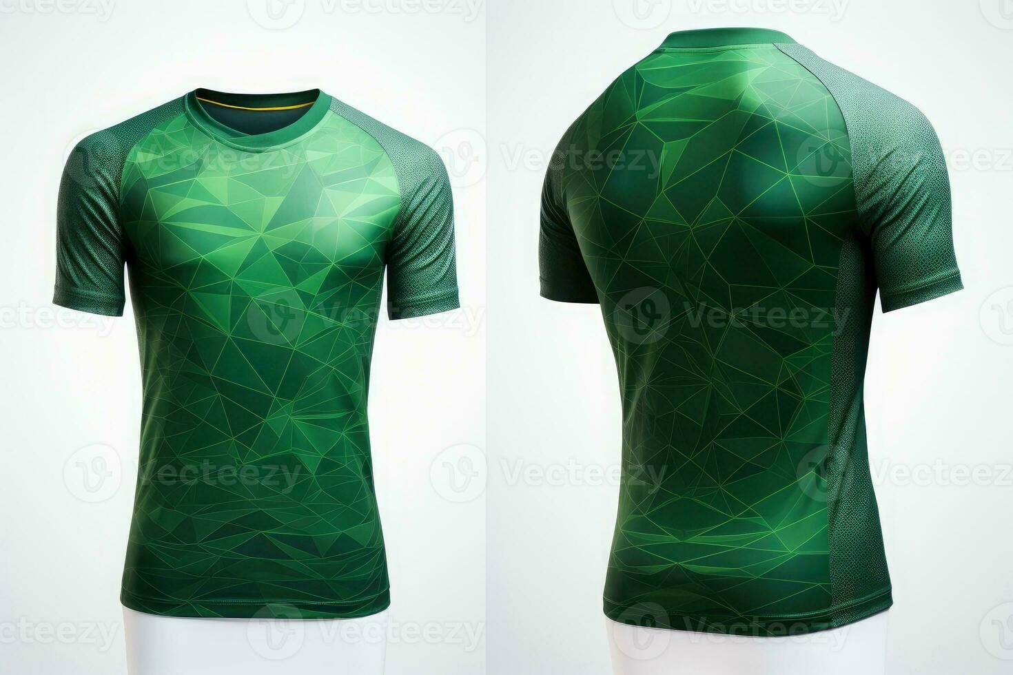 Mockup sports football team uniforms multicolors shirt, Generative AI illustration photo