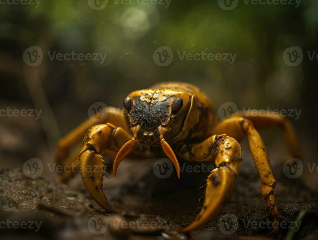 escorpión retrato creado con generativo ai tecnología foto