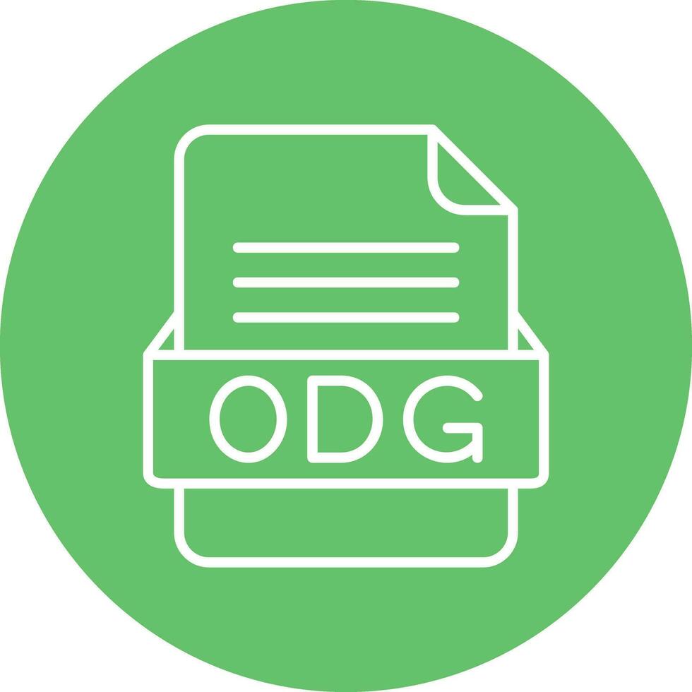 ODG File Format Vector Icon