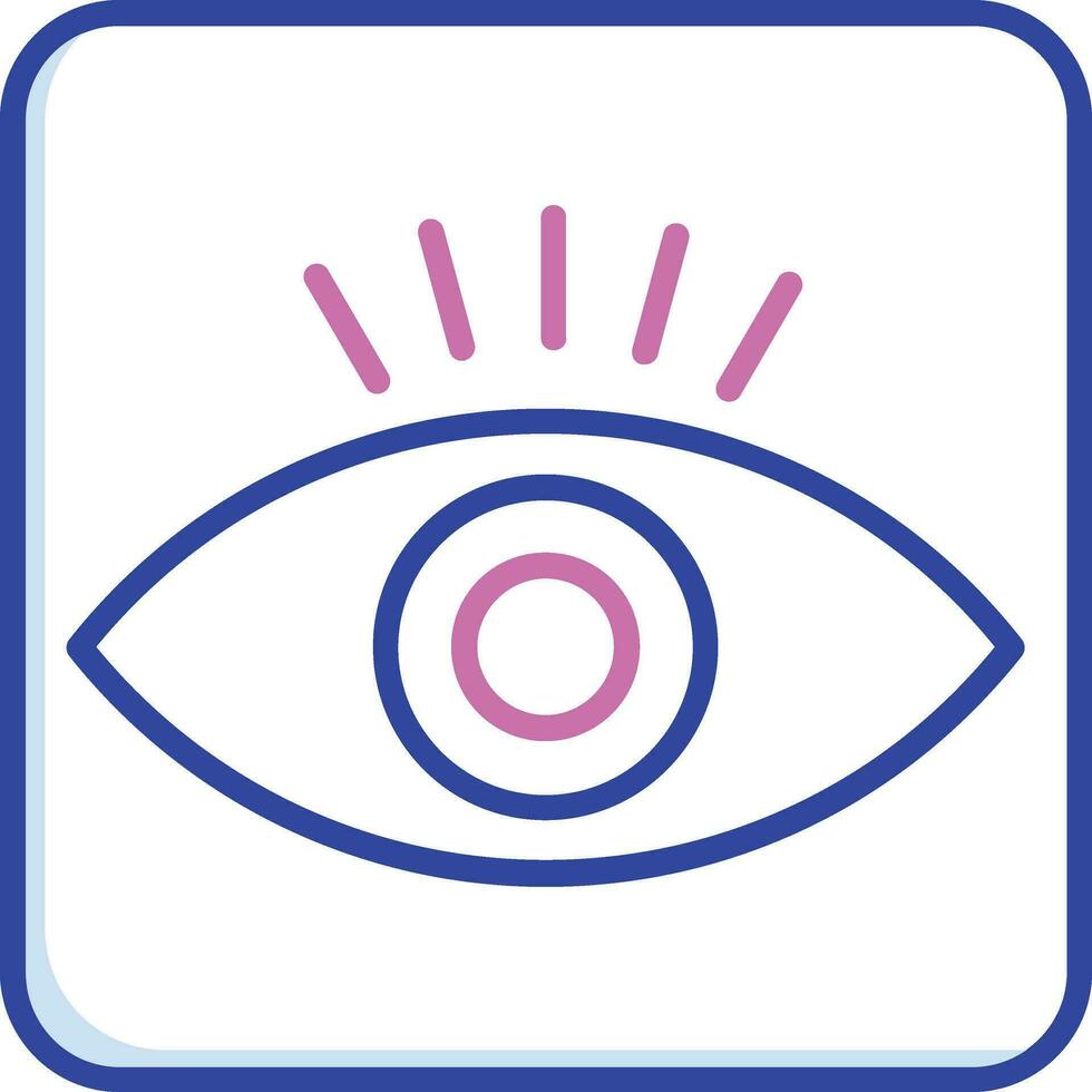 icono de vector de ojo