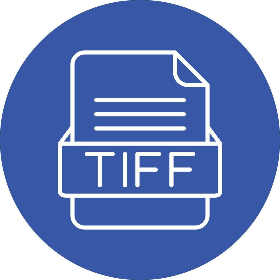 TIFF File Format Vector Icon
