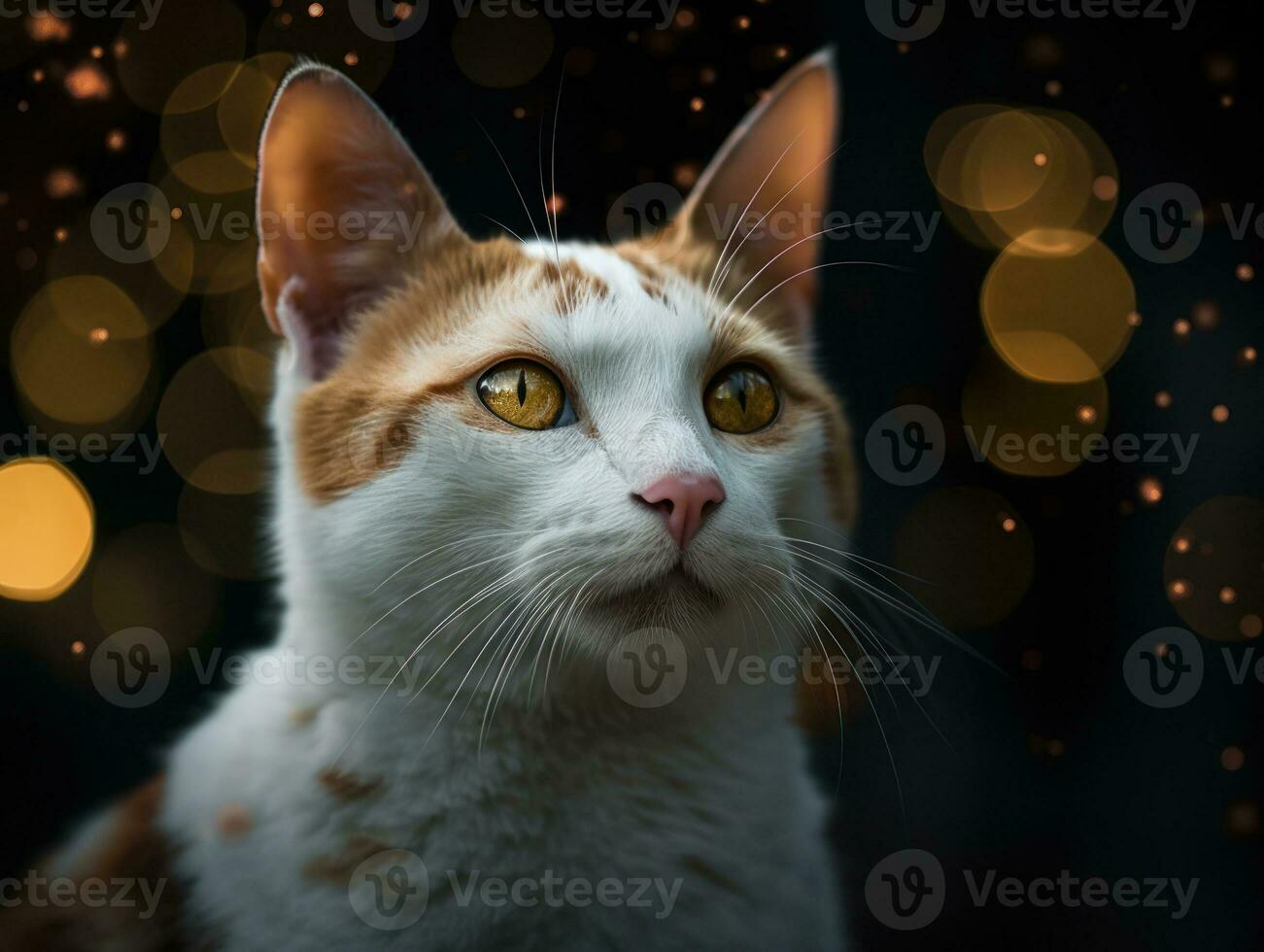 japonés gato retrato cerca arriba creado con generativo ai tecnología foto