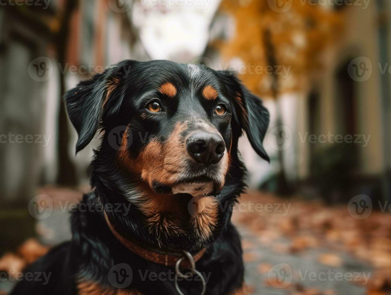 Appenzeller Sennenhunde dog created with Generative AI technology photo