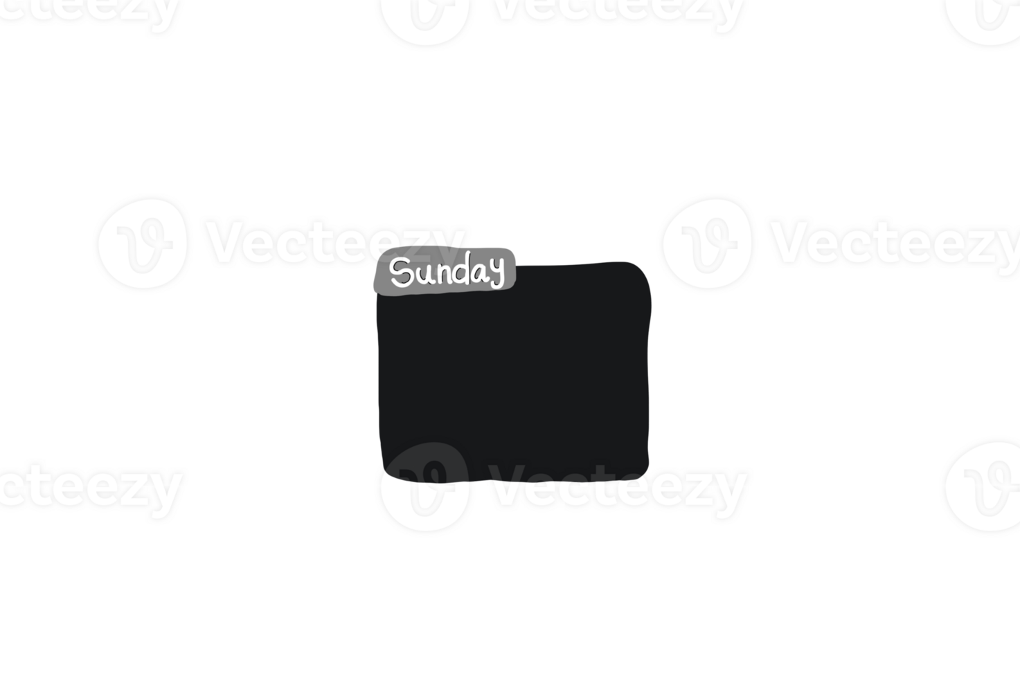 Black Schedule Planner png