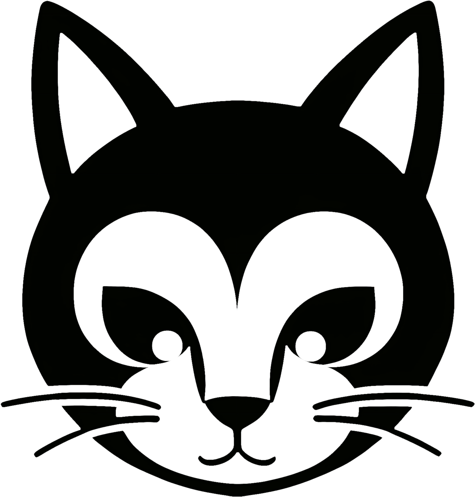 Closeup of cute cat face. AIGenerated 29698178 PNG