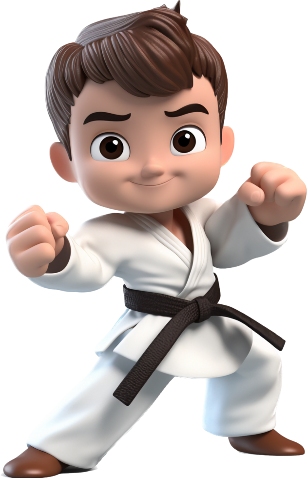 taekwondo png con ai generado.