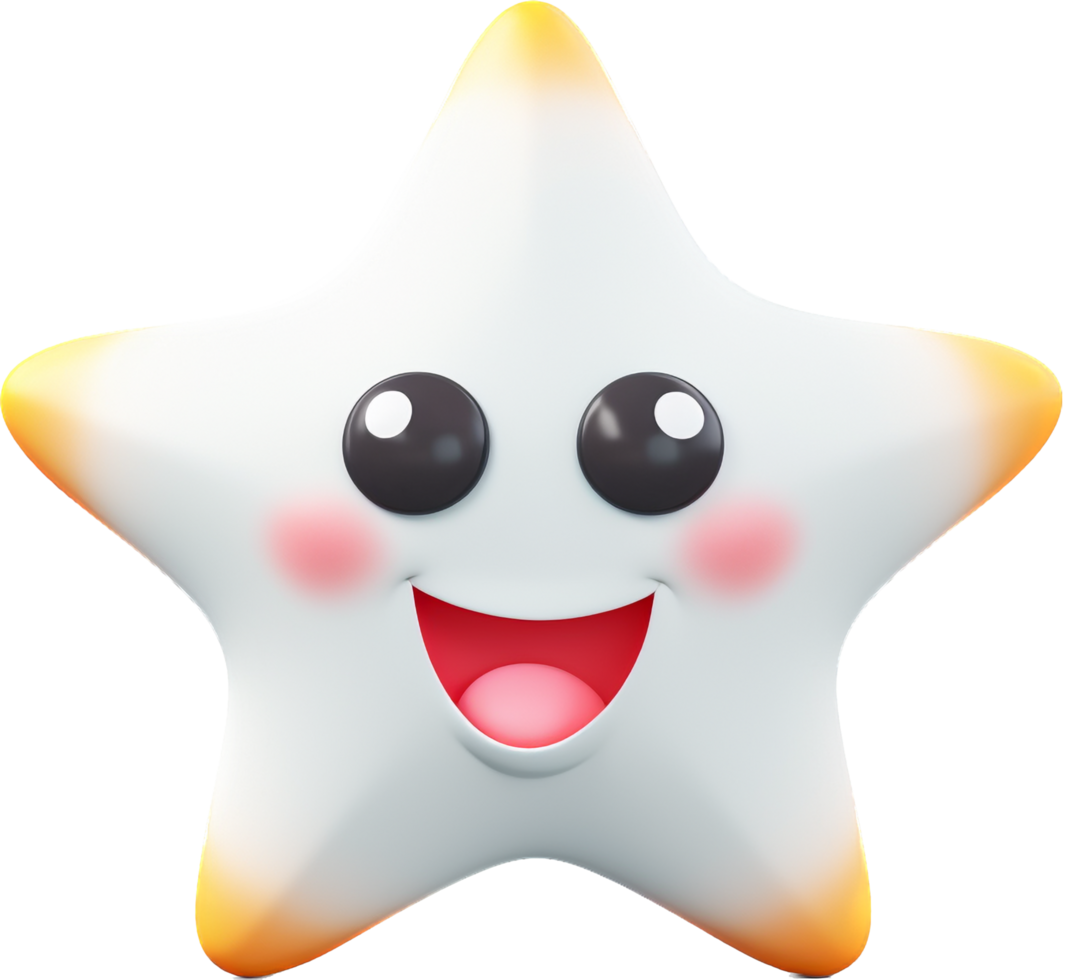 Star png with AI generated.
