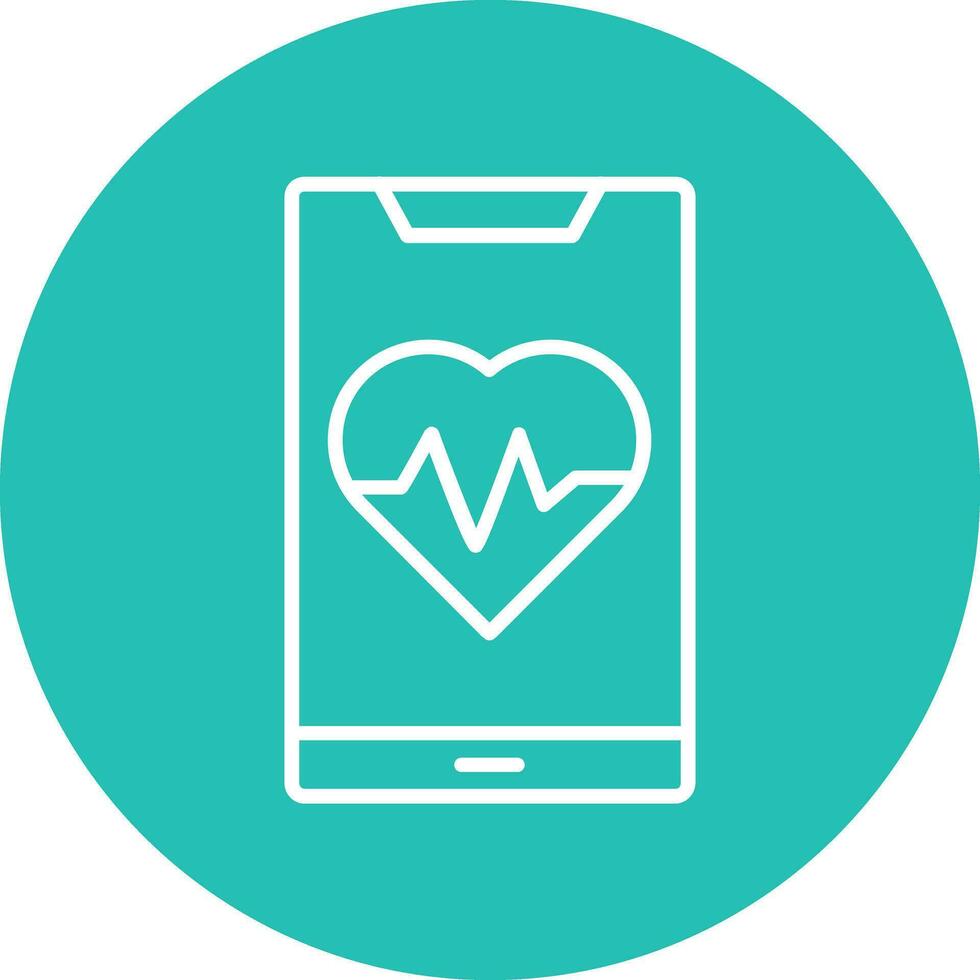 Daily Health App Vector Icon