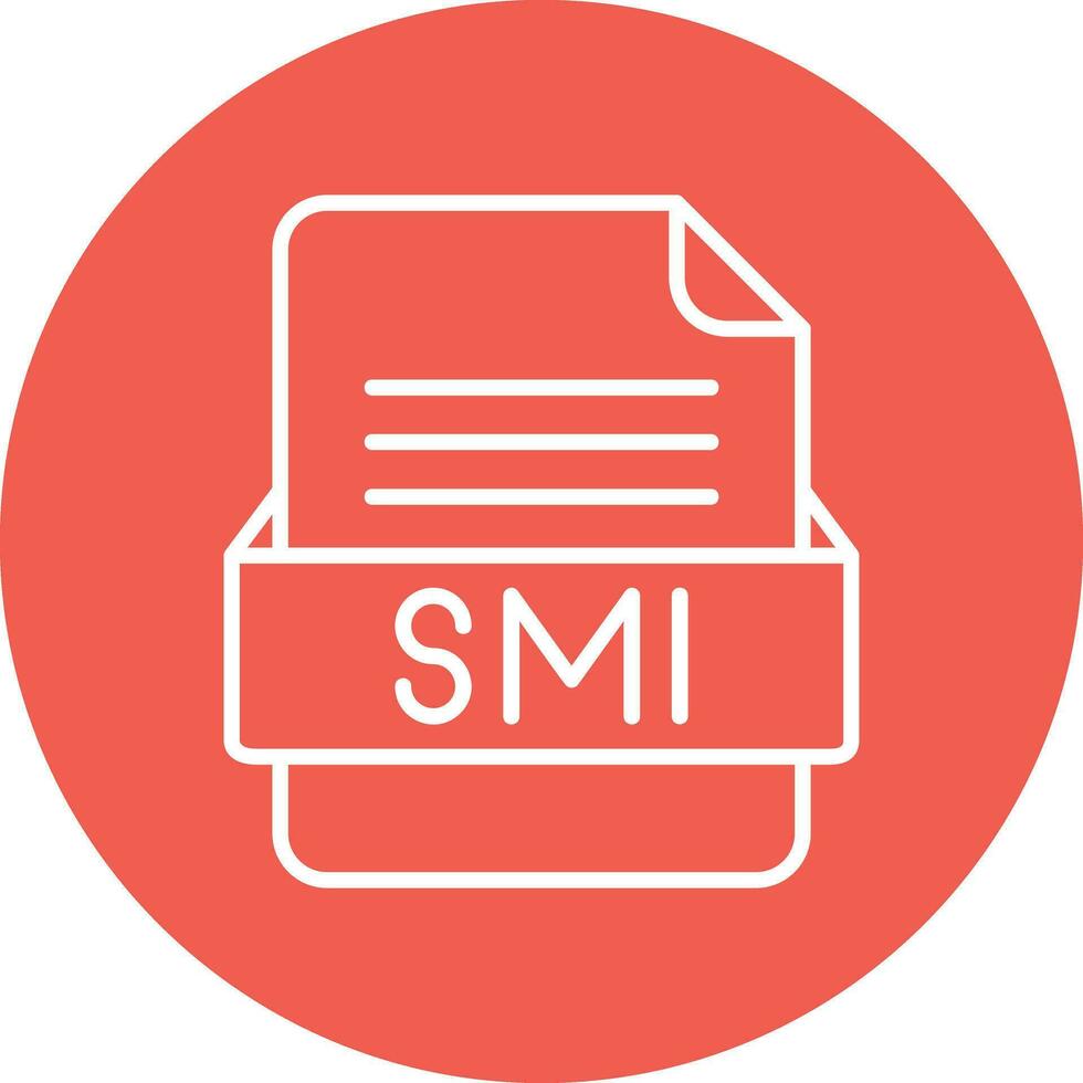 SMI File Format Vector Icon