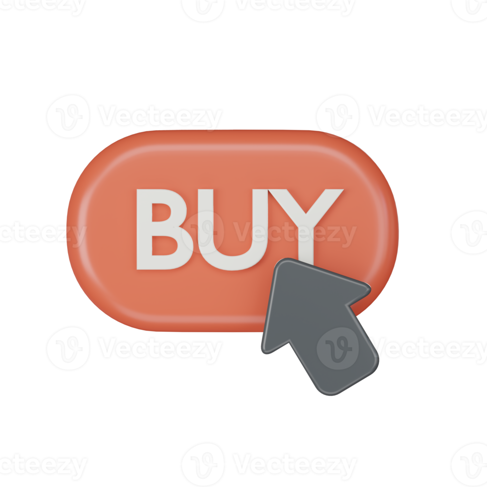 click on buy now button icon 3d render illustration. png