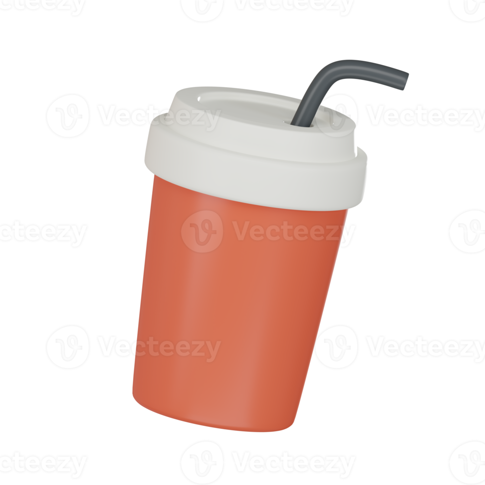 Soft Drink icon 3d render illustration. png