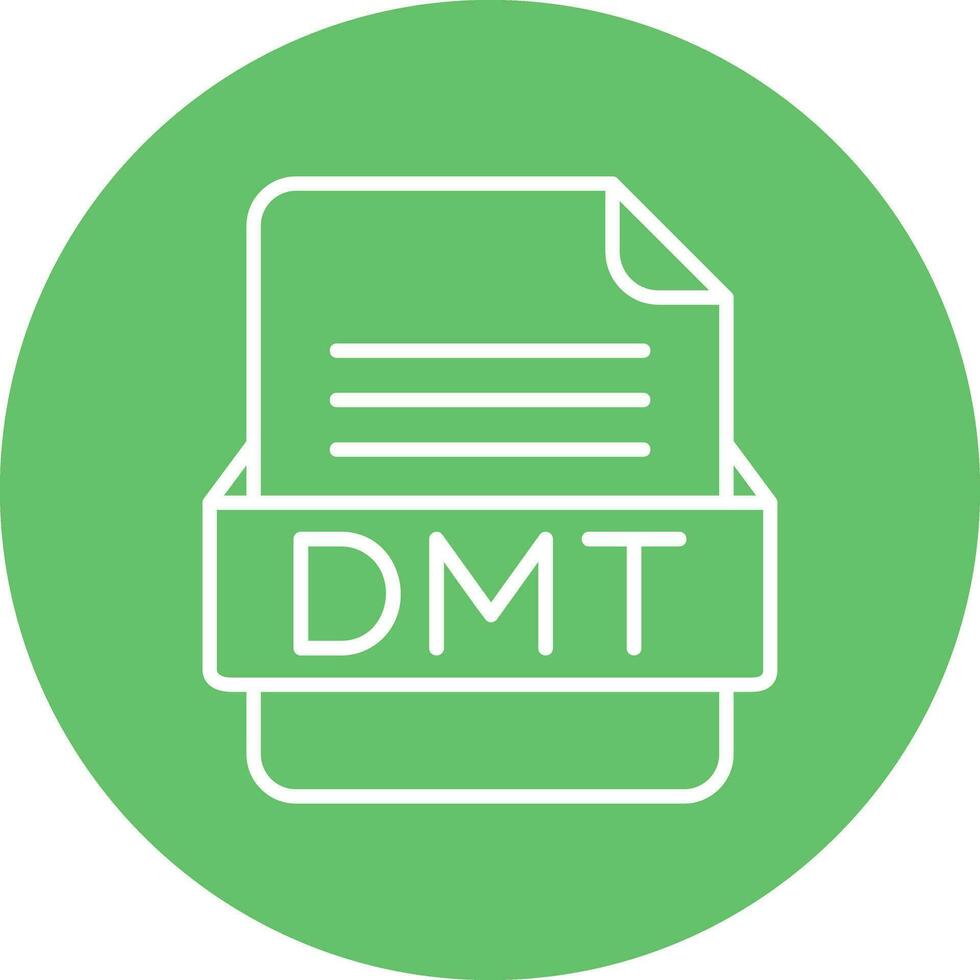 DMT File Format Vector Icon