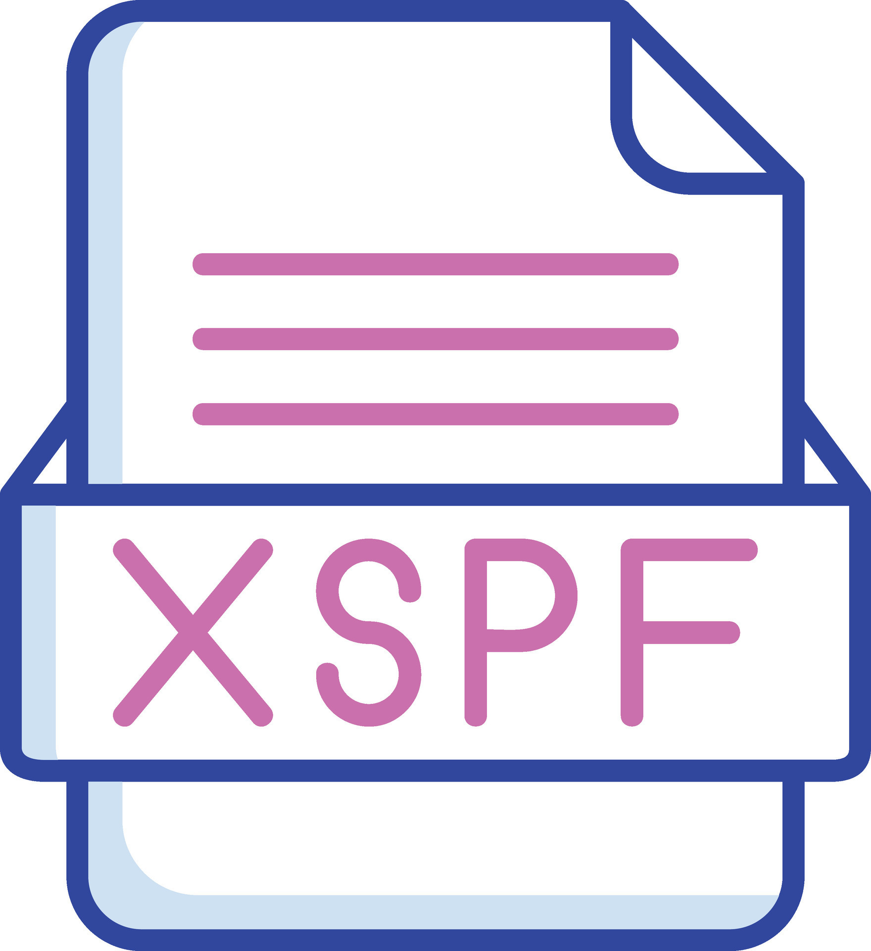 XSPF File Format Vector Icon 29699881 Vector Art at Vecteezy