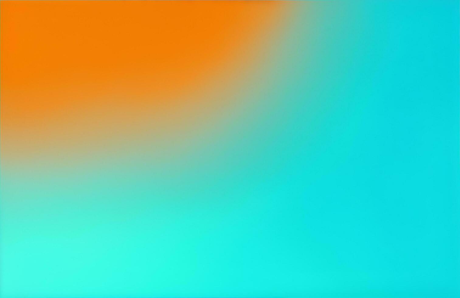 Image of gradient cyan and orange color background photo