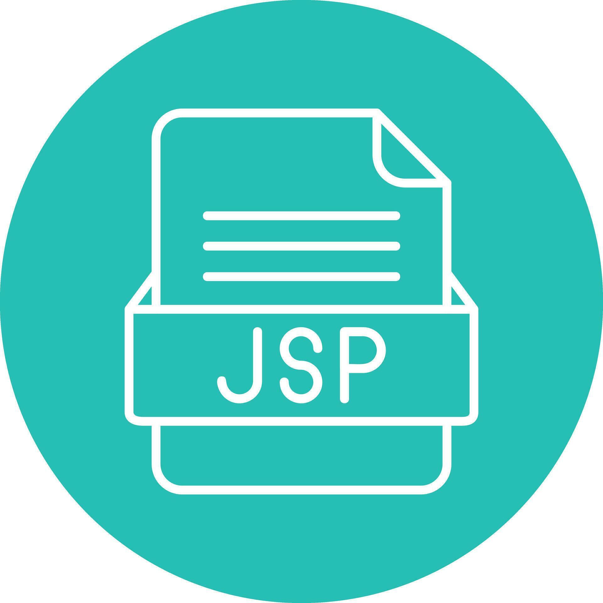 JSP File Format Vector Icon 29700133 Vector Art at Vecteezy