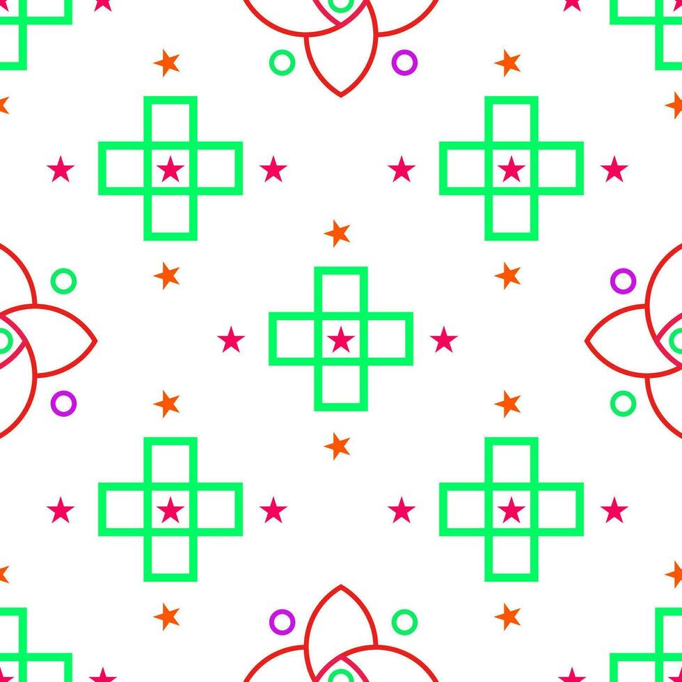 Abstract Background Seamless Pattern vector