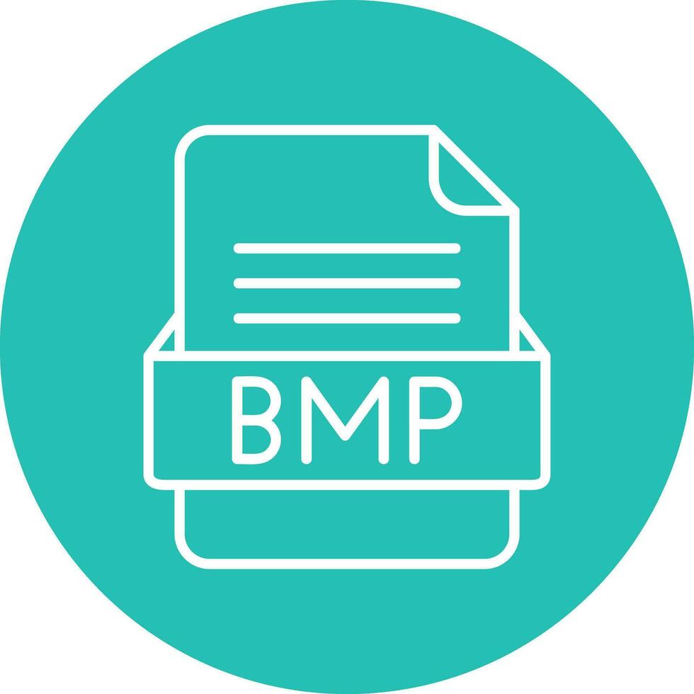 bmp archivo formato vector icono