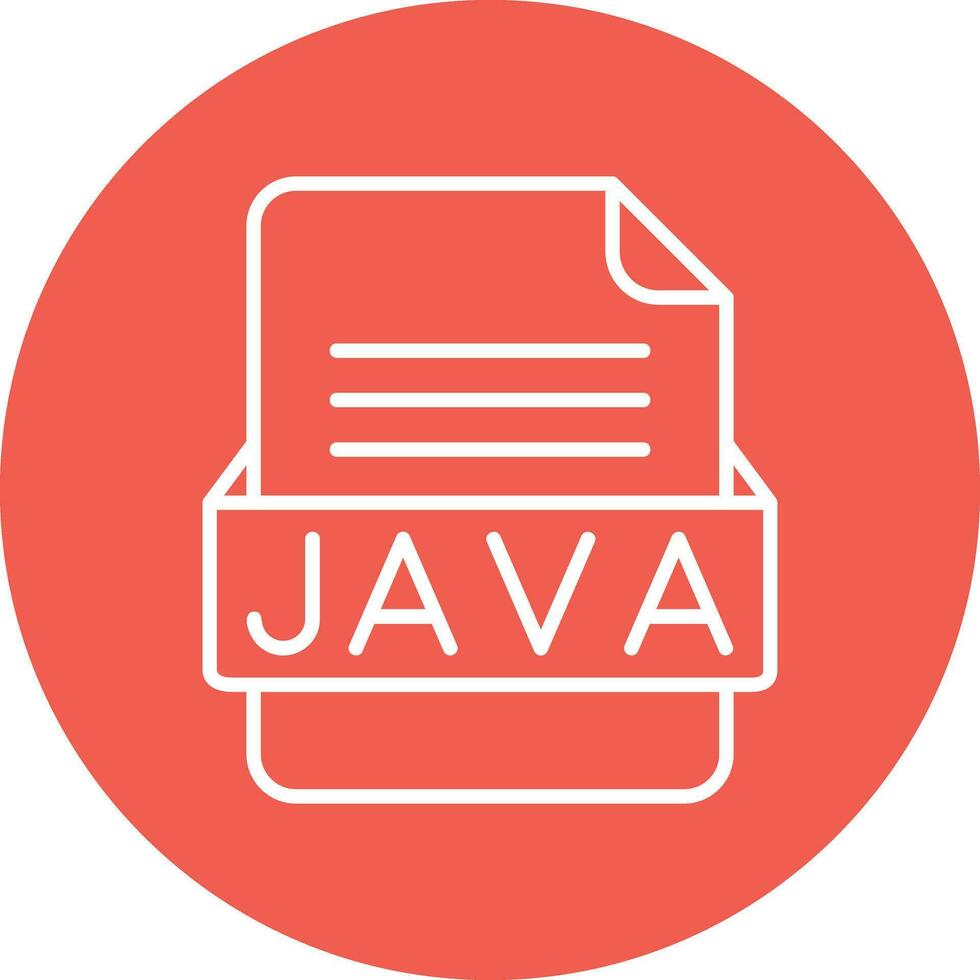 Java archivo formato vector icono