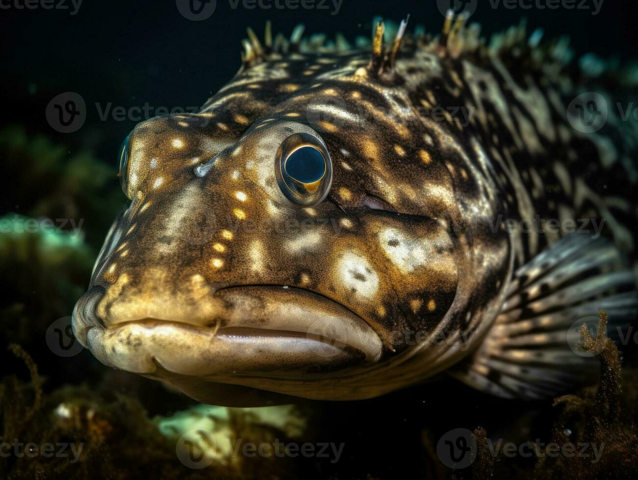 bacalao retrato creado con generativo ai tecnología foto