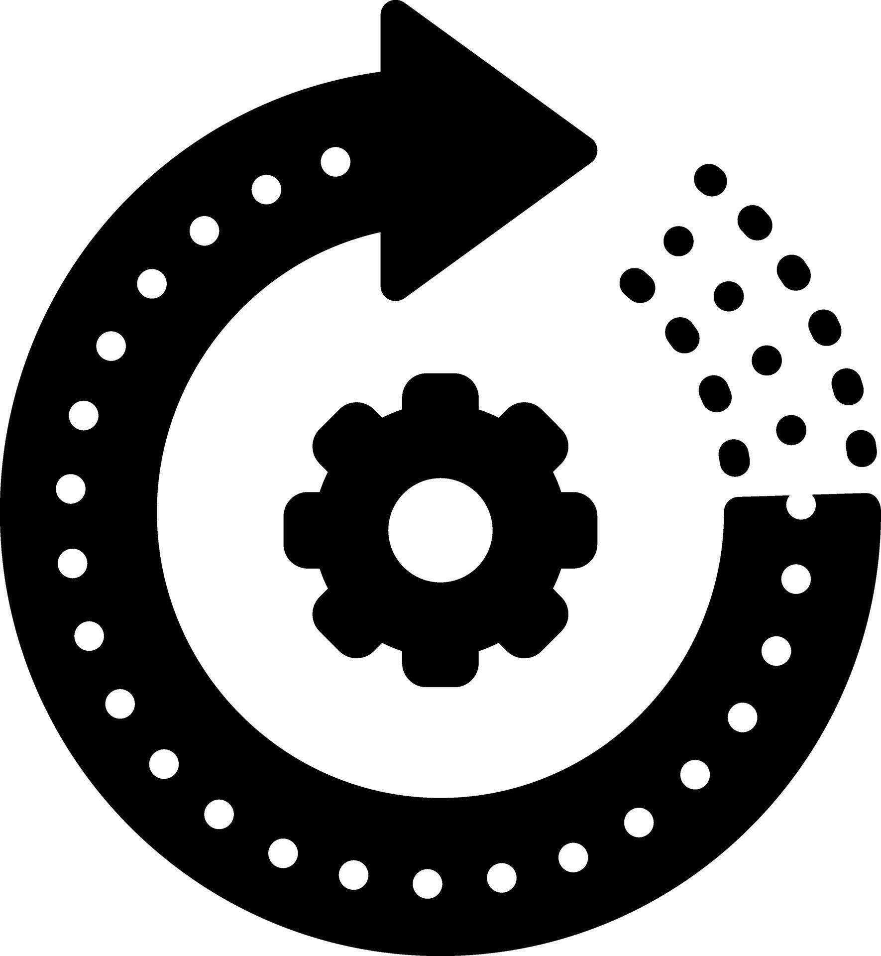 solid icon for updates 29703334 Vector Art at Vecteezy