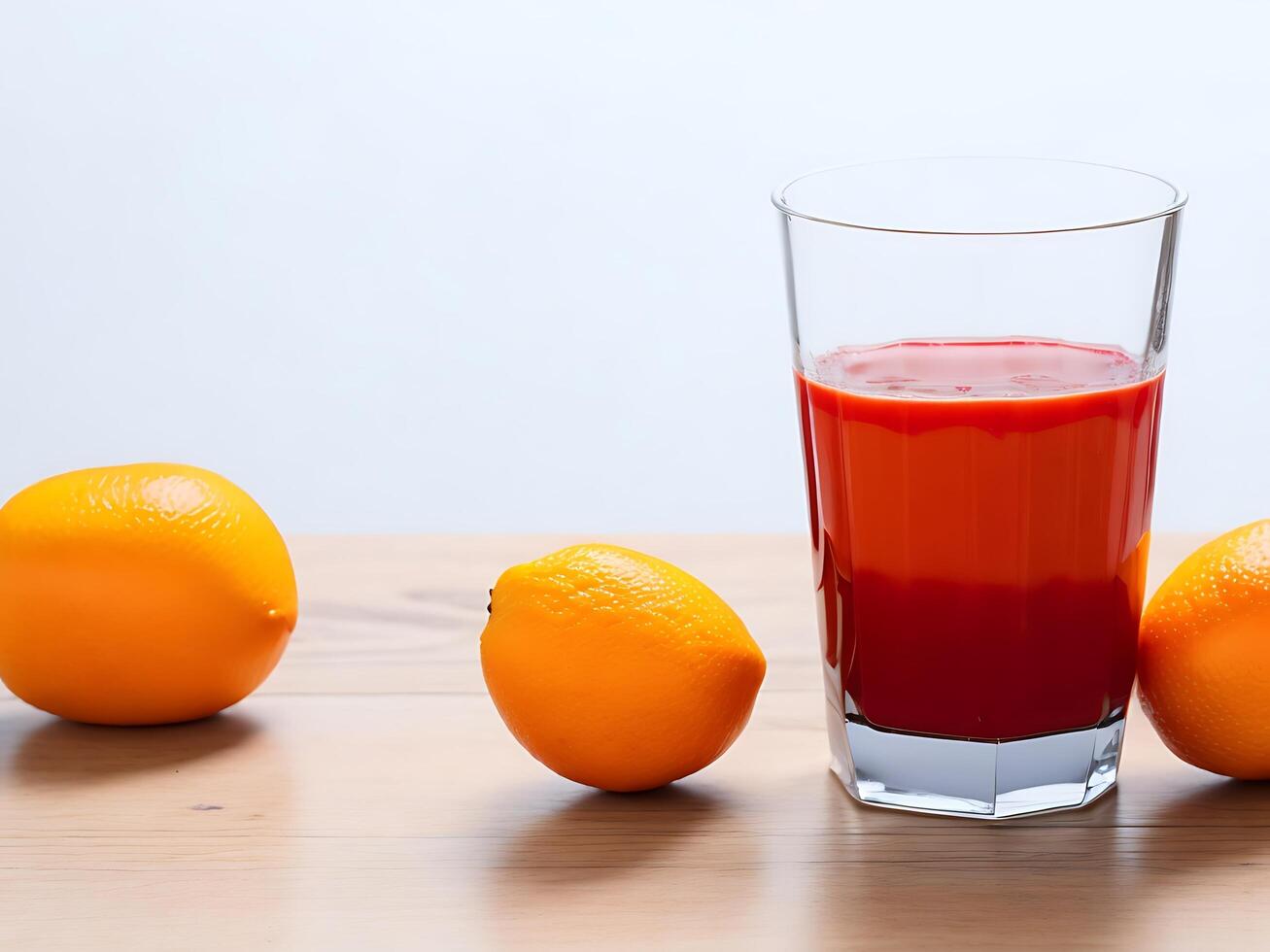 Fresh fruit juice in the glass - photo