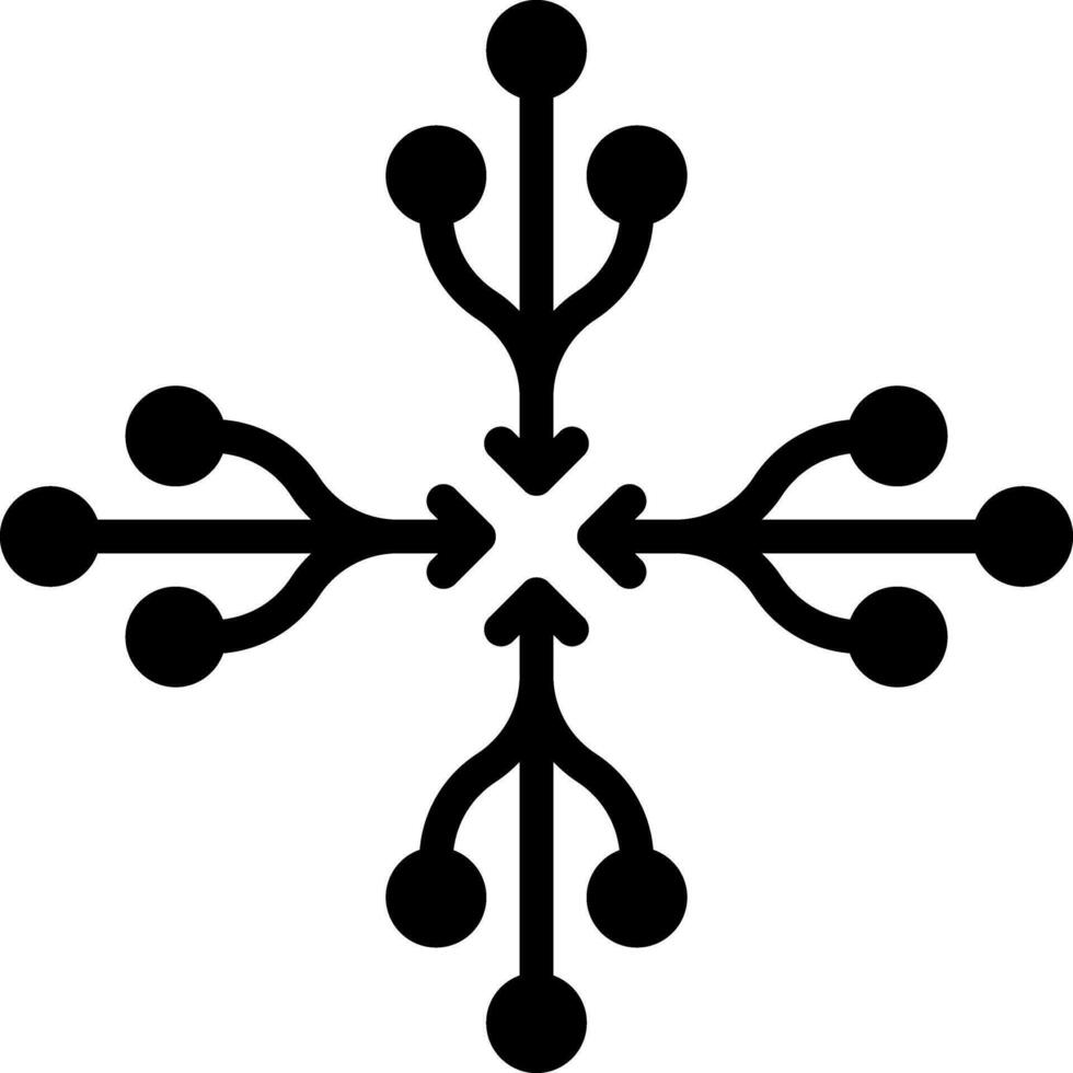 solid icon for convergence vector