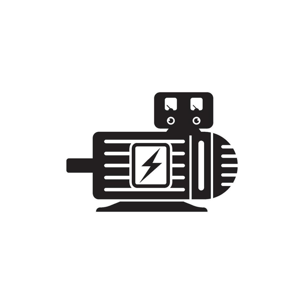 Diesel generator logo icon symbol,illustration design template vector