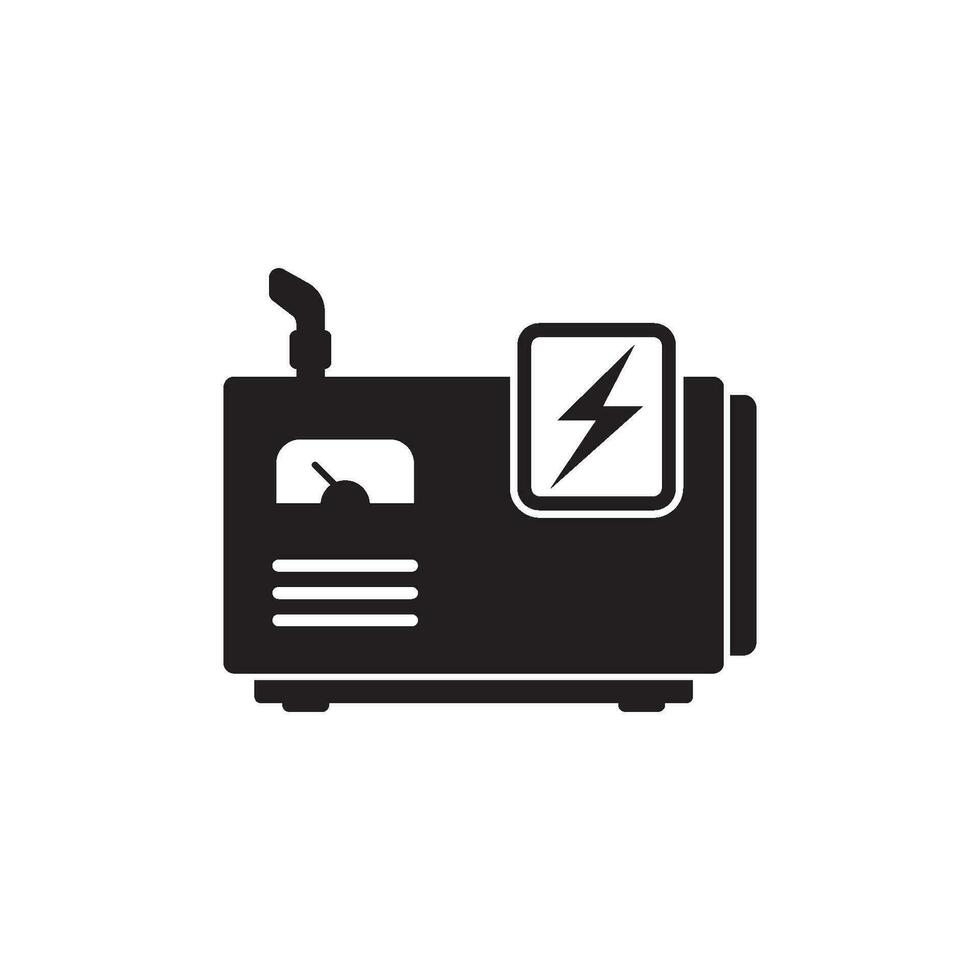 Diesel generator logo icon symbol,illustration design template vector