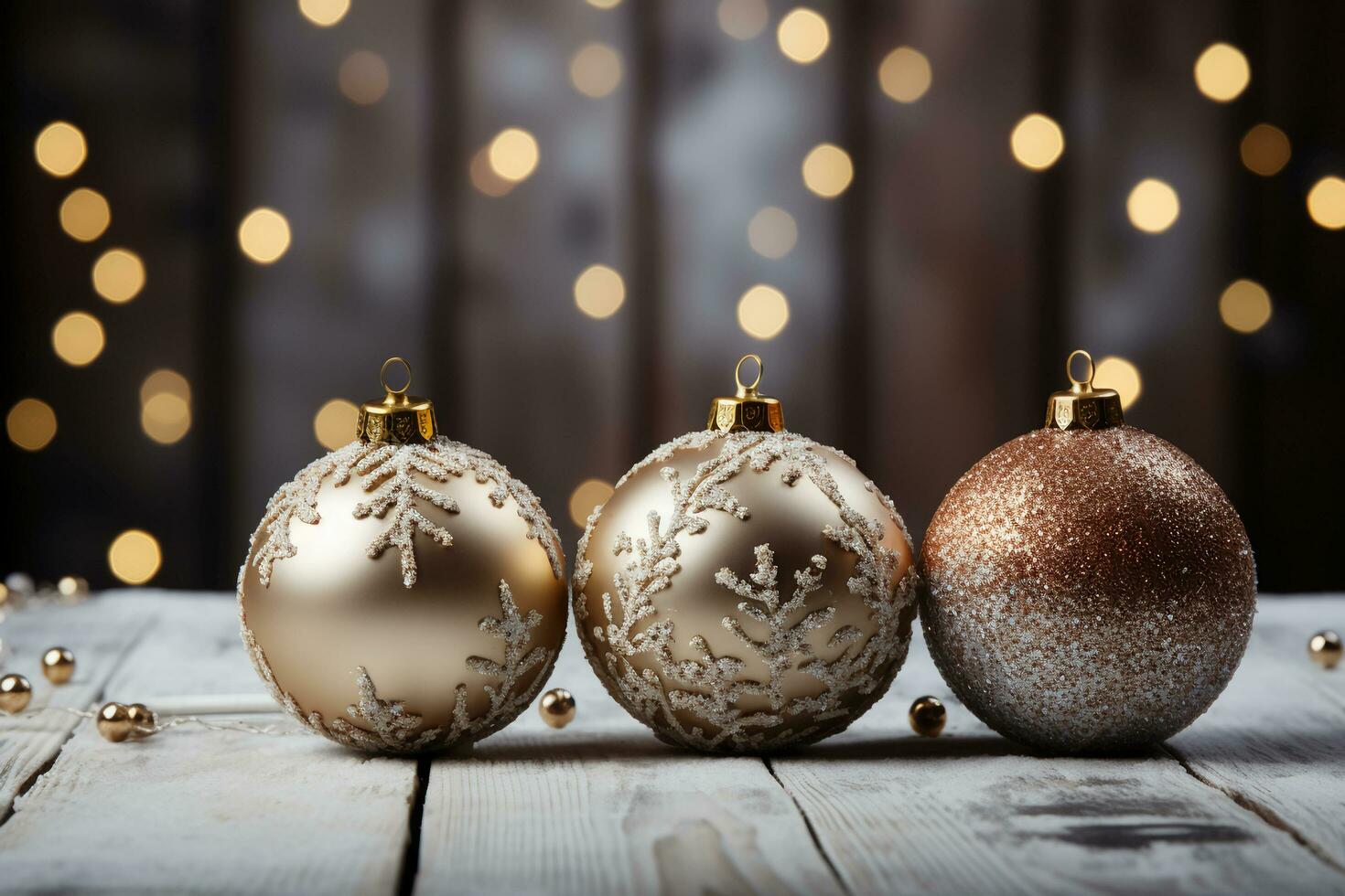 Navidad Días festivos composición en blanco de madera antecedentes. ai generativo foto