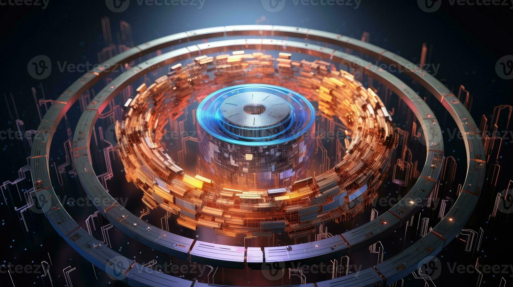 computer quantum internet create ai generated photo