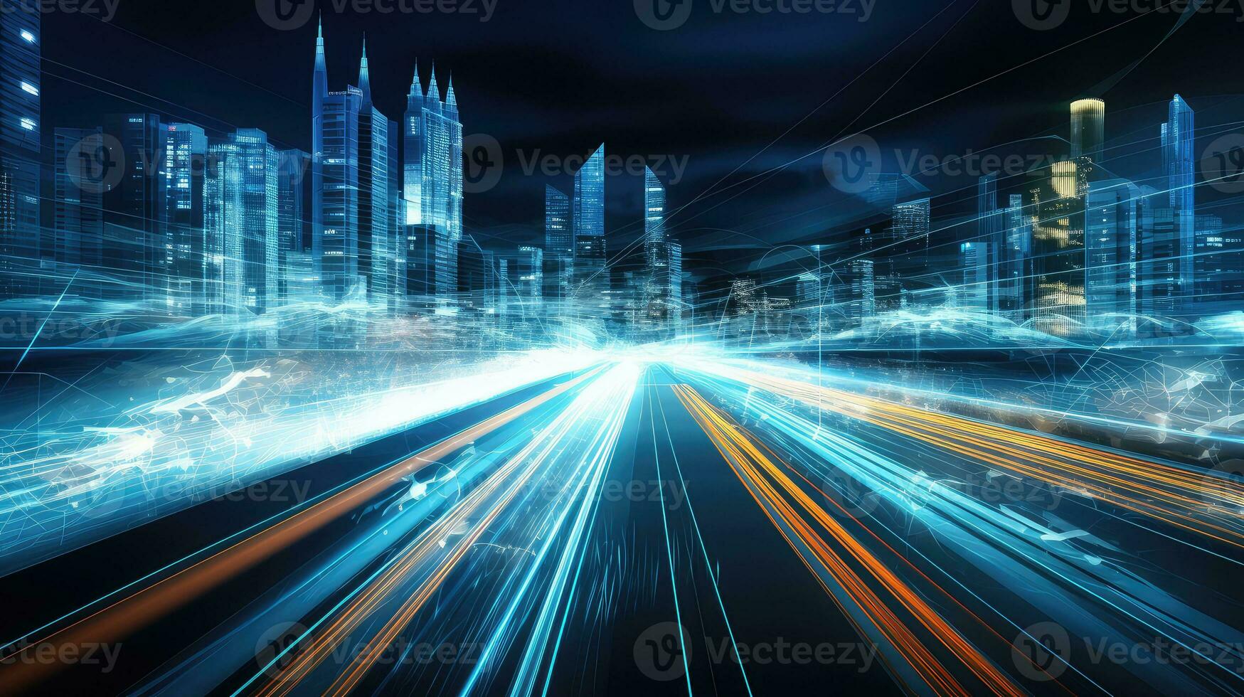 technology terabyte internet speed ai generated photo