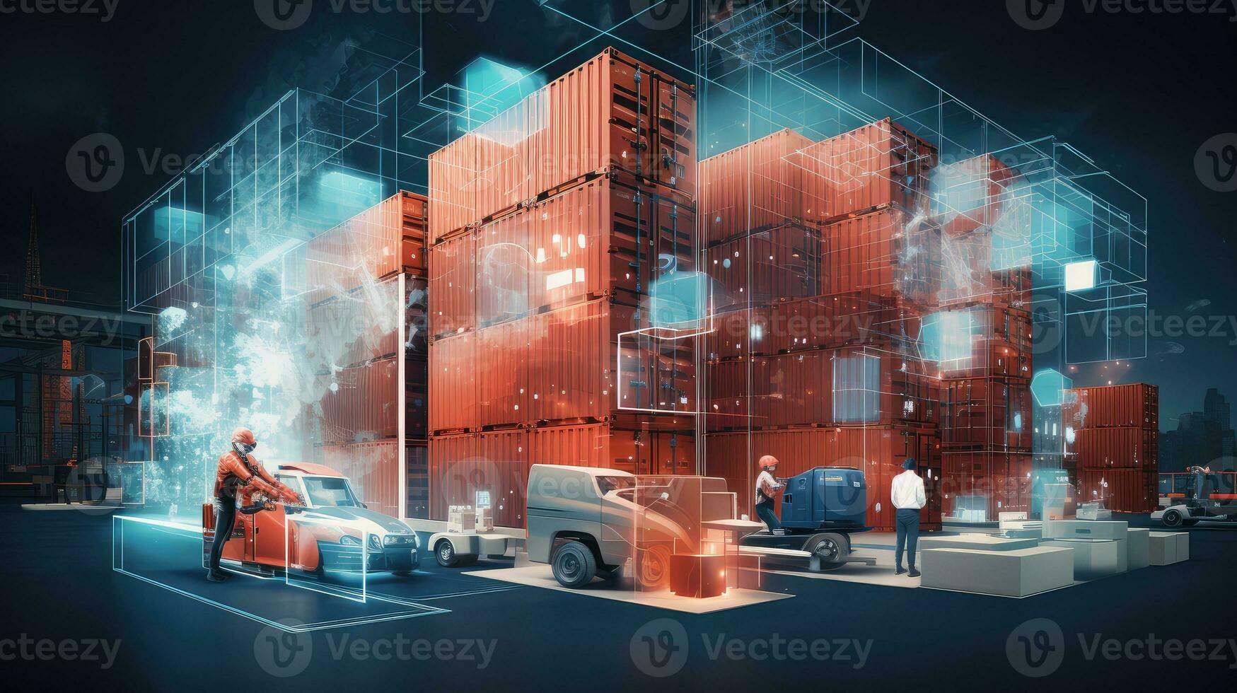 Technology Supply Chain Artificial Ai Generated 29709262 Stock Photo At luisa-power-supply-loewenstein-medical