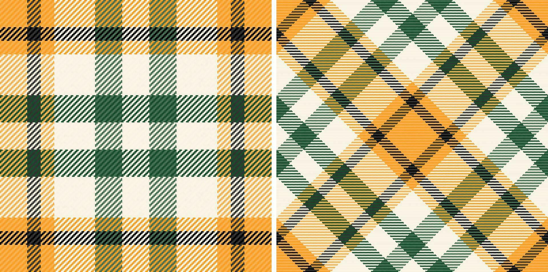 Check textile vector of tartan plaid pattern with a fabric background seamless texture.